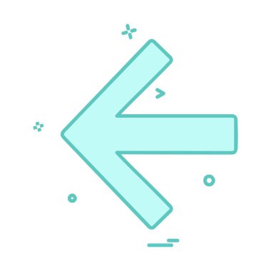 Ok simgesi tasarım vektörü