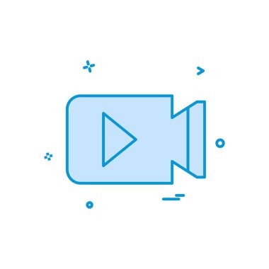 Kamera simgesi tasarım vektörü