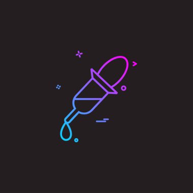 Tıbbi simge tasarım, renkli vektör çizim