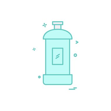 Sprey simge tasarlamak vektör