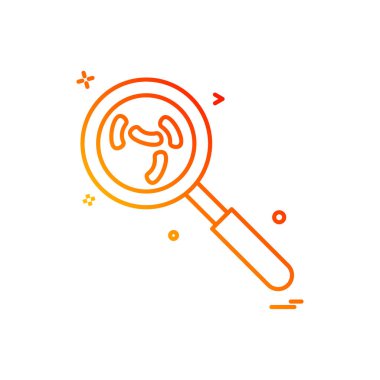 Arama virüs simge tasarlamak vektör 