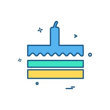 Deniz simgesi simge tasarlamak vektör