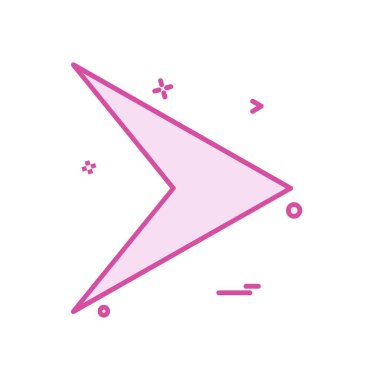 Sağ ok simge tasarlamak vektör