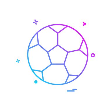 futbol simge vektör tasarımı