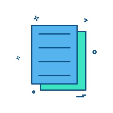 dosyaları belge simge vektör tasarımı 