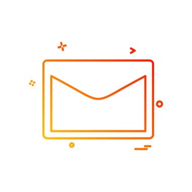 İleti simge tasarlamak vektör