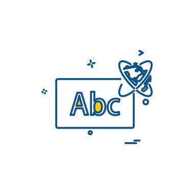 Okul simgesi tasarım vektörü 