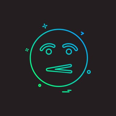 Emoji simgeleri tasarım vektörü 