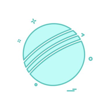 Topu simge tasarlamak vektör