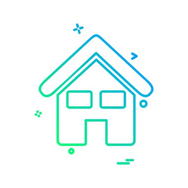 Emlak simge tasarlamak vektör