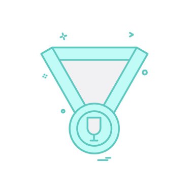 madalya simge tasarlamak vektör 