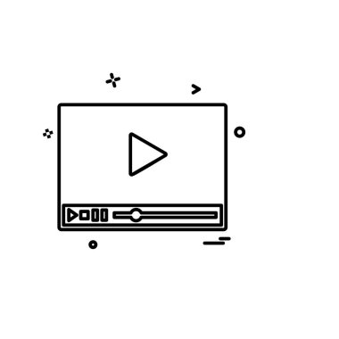 Ortam ve Kamera simgesi tasarım vektörü 