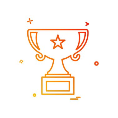 Ödül simgesi tasarım vektörü