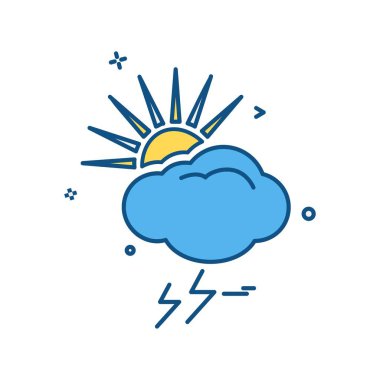 Bulut simgesi tasarım vektörü