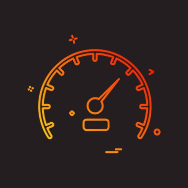 Metre simge tasarlamak vektör