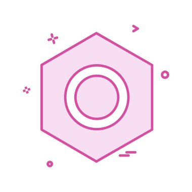 Çalışma araçlar simgesi tasarım, renkli vektör çizim 