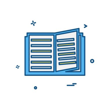 defter simge tasarlamak vektör