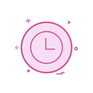 saat temel simge vektör tasarımı