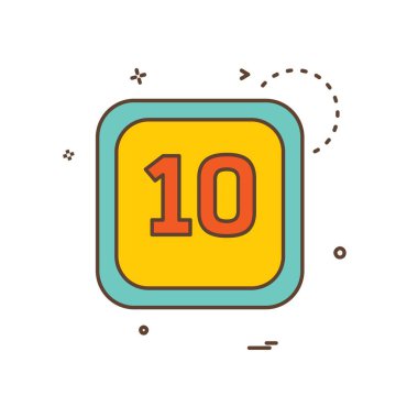 Takvim simge tasarlamak vektör 