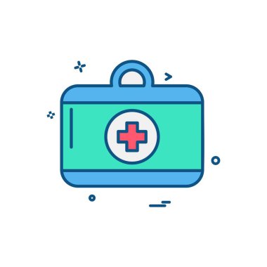 Sağlık simgesi tasarım vektörü 