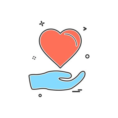 Tıbbi simge tasarım, renkli vektör çizim