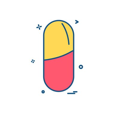 Tıp simge vektör tasarımı