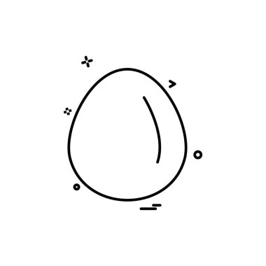 Yumurta simge tasarlamak vektör 