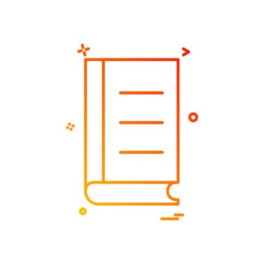 defter simge tasarlamak vektör