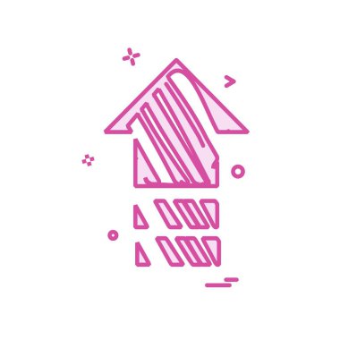 Ok simgesi tasarım vektörü