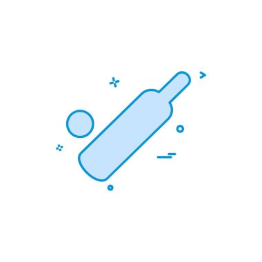 Kriket simgesi tasarım vektörü