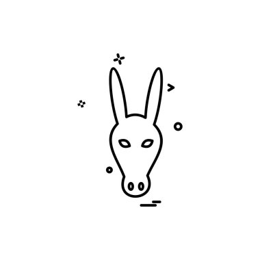 Hayvanlar simge tasarım vektörü