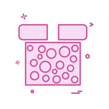 Giftbox simge tasarlamak vektör