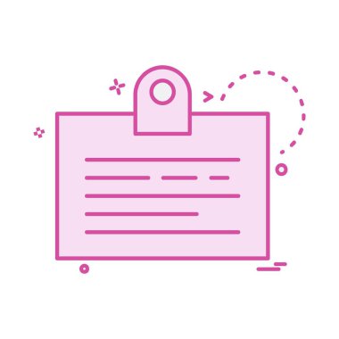 Pano simge tasarlamak vektör 