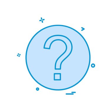 Yardım simgesi tasarım, renkli vektör çizim