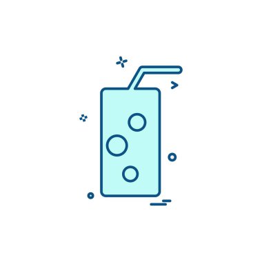 Gıda simgesi tasarım vektörü