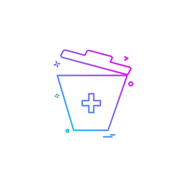 垃圾桶垃圾桶垃圾桶垃圾桶垃圾桶图标矢量设计 — 图库矢量图片