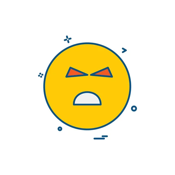 Emoji Ikony Design Vektor — Stockový vektor