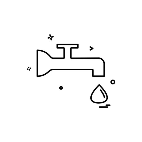 Designvektor Für Sanitär Ikonen — Stockvektor