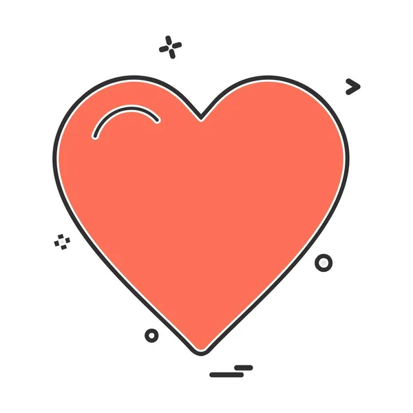 Valentine Day Icon Design Vector — Stock Vector