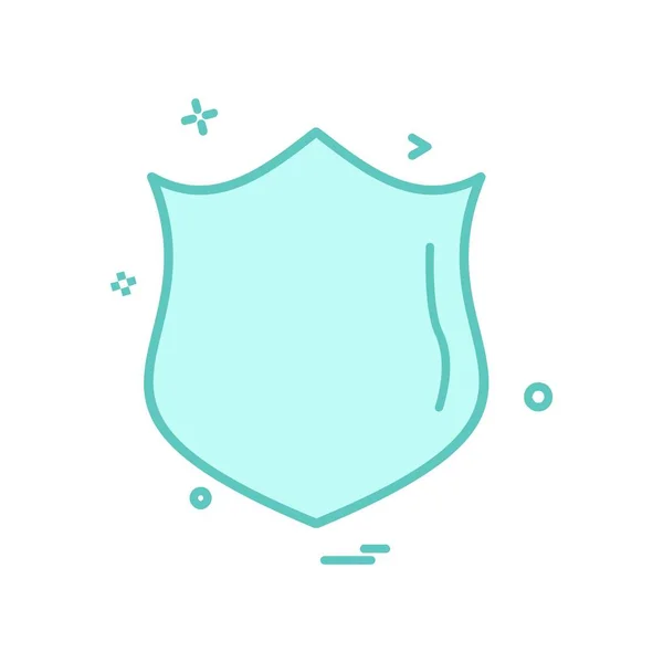 Shield Pictogram Ontwerp Vector — Stockvector