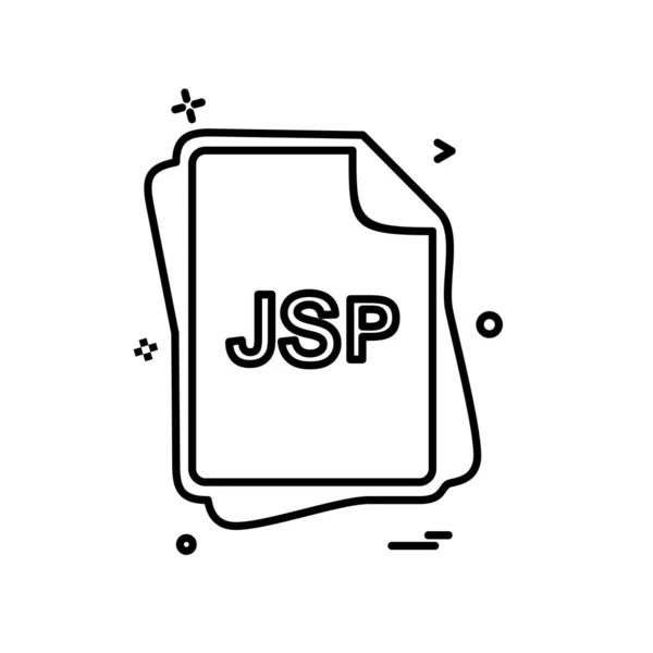 Jsp文件类型图标设计向量 — 图库矢量图片