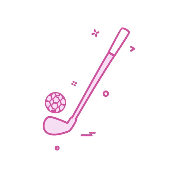 Icône Golf Illustration Vectorielle — Image vectorielle