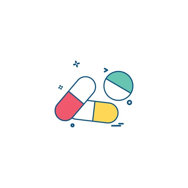 Diseño Icono Médico Ilustración Vectores Colores — Vector de stock