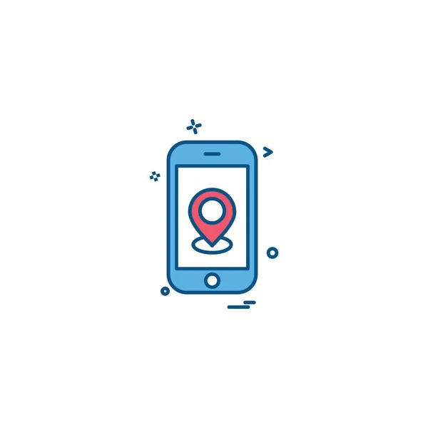 Slimme Telefoon Pictogram Ontwerp Vector — Stockvector