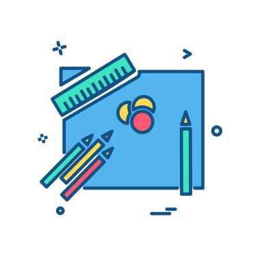 Eğitim simge tasarlamak vektör