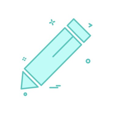 Kalem simgesi tasarım vektörü