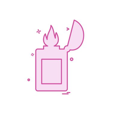 Hafif simge tasarlamak vektör