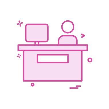 İş simgesi tasarım vektörü