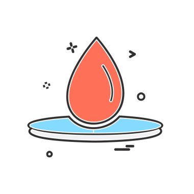 Tıbbi simge tasarım, renkli vektör çizim