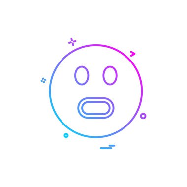 Emoji simgeleri tasarım vektörü 